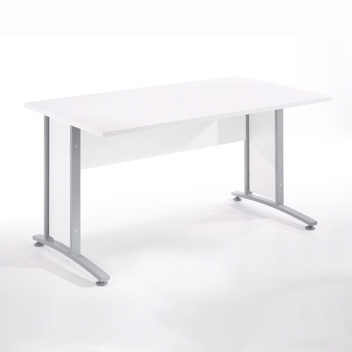 Biurko PRIMA 150 - biały/szary