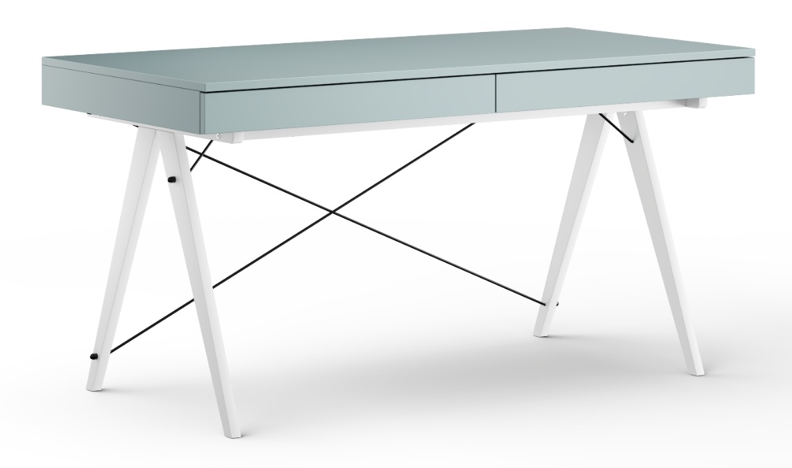 Biurko BASIC XXL - stelaż WHITE