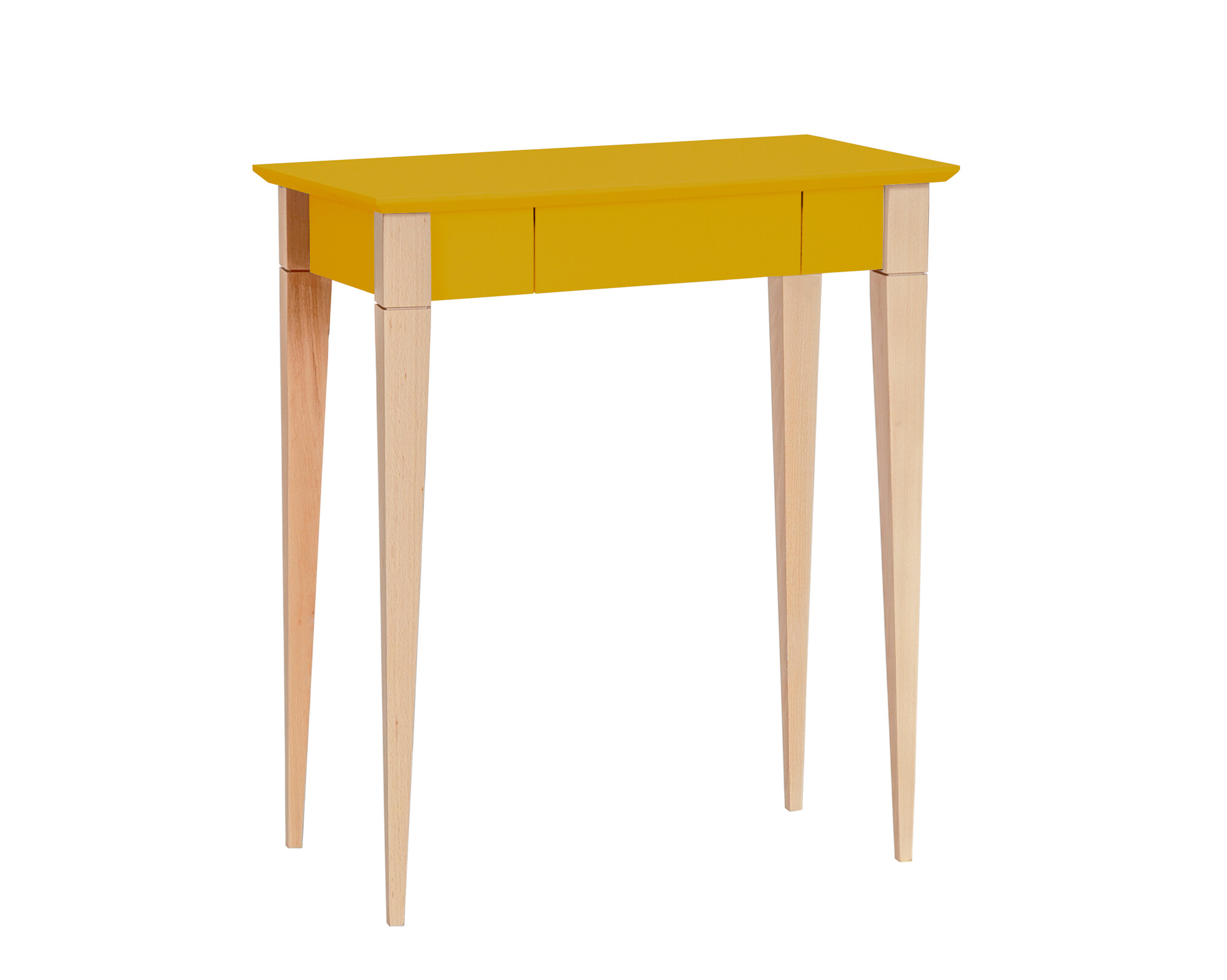 Biurko z szufladą MIMO 65x40 cm - żółty