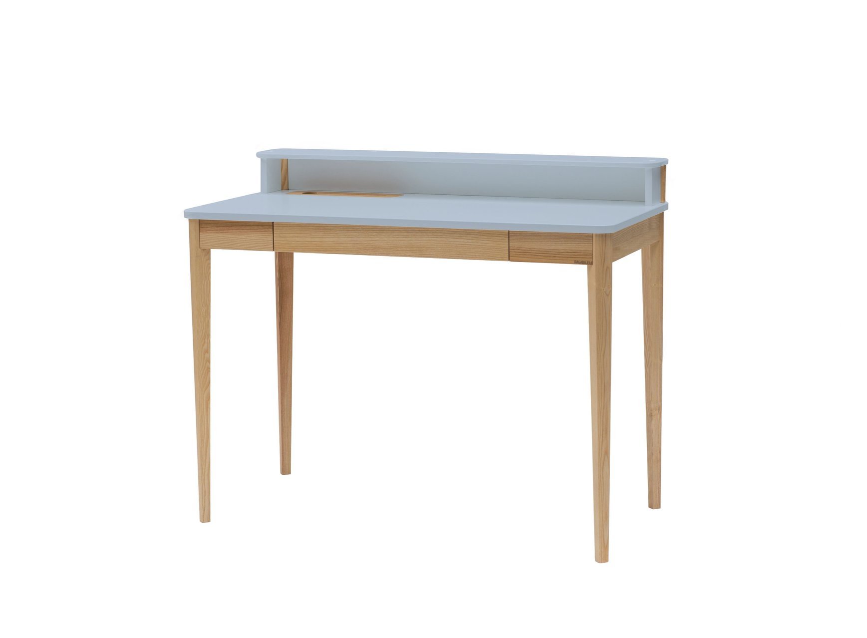 Biurko ASHME 110x56x75 cm - jasnoszary