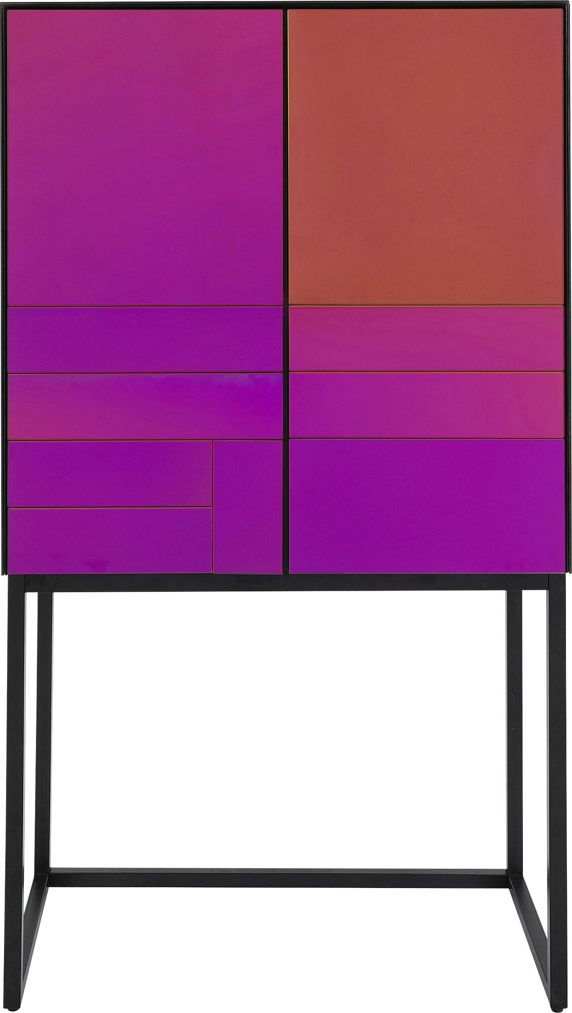 Barek 2-drzwiowy SOPHISTICATED - wielokolorowy